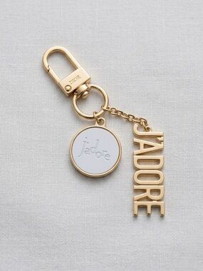 Dior Gold-tone J'Adore VIP Limited edition Key/Bag Charm